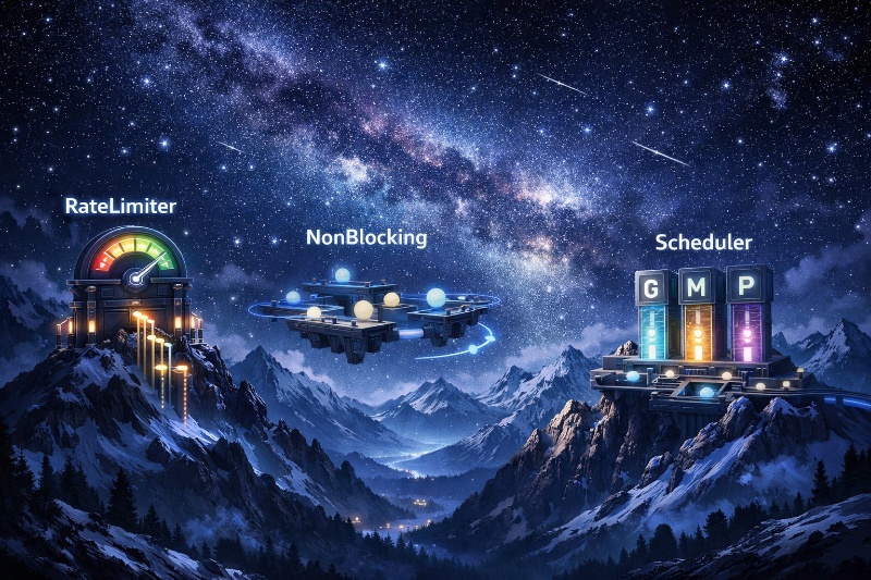 Let's Break It Down: Rate Limiter, Non-Blocking Operations, and Scheduler: Go vs. Java | Concurrency Part 4